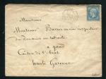 Rare lettre de Paris pour Gand ( Haute Garonne 1867 ) avec un n° 22 - Etoile 31