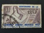 Mexique 1957 - Y&T PA 203 obl.