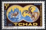 TCHAD N 104 o Y&T 1965 Protection de la faune (Mouflon  manchettes)