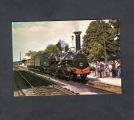Carte postale CPM : Train ( locomotive Crampton en gare de Coulomiers )