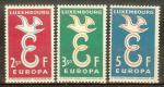 LUXEMBOURG N548/550* (europa 1958) - COTE 2.50 
