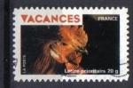  timbre FRANCE 2009 - YT A 321 - VACANCES - Provenant du carnet -   poule poulet
