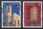 Belgique 1987; Y&T n 2351 & 52; 13F & 24F, Europa, architecture moderne