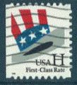 Etats-Unis 1998 - Y&T 2826a - oblitr - "H" Chapeau de l'Oncle Sam