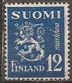 finlande - n 302  obliter - 1945/48