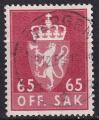 norvege - service n 82 (A)  obliter - 1955/76