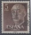 Espagne : n 867A oblitr anne 1955