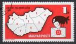 HONGRIE N 2288 o Y&T 1973 Introduction du code postal