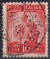 Italie/Italy 1945-48 - Srie dmocratie, justice et famille, obl. - YT 497 