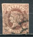 Timbre ESPAGNE 1862  Obl  N 54  Y&T  Personnages