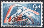 NIGERIA N184 o Y&T 1965 Oiseaux (Perroquets gris)