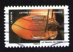 Timbre Oblitr Fte du timbre 2012 Le timbre fte le feu Le Travail du verre