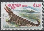 NICARAGUA  N PA 1010 Y&T o 1982 Faune reptiles (Crocodilus acutus)