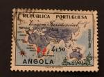 Angola 1954 - Y&T 378 et 379 obl.