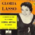 EP 45 RPM (7")  Gloria Lasso  "  Lisboa antiga  "