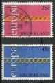 Pays-bas 1971; Y&T n 932-33; 25 & 45c, paire Europa