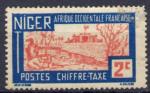 Timbre Colonies Franaises du NIGER  Taxe  Obl  1927  N 9  Y&T