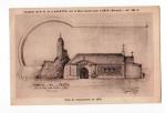 cpa  34 - CETTE (SETE) - Chapelle N D de la Salette plan restauration (rare)