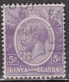 KENYA & UGANDA N° 2 de 1922 oblitéré  