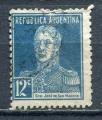 Timbre ARGENTINE 1923 - 32  Filigrane Soleil RA   Obl N 303  Personnages