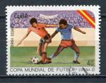 Timbre  CUBA  1982  Obl  N  2327    Y&T    Football