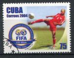 Timbre de CUBA 2004  Obl  N 4172  Y&T  Football