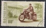 HONGRIE N 1185 o Y&T 1955 Motocyclette