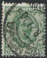 Italie - 1925/27 - Yt n 180 - Ob - Victor Emmanuel III 25c vert olive