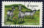France 2015 Oblitr Used Stamp Goat Chvre La Lorraine Y&T 1100