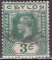 CEYLAN N° 204 de 1921 oblitéré 