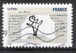 France 2010; Y&T n aa484; lettre 20g, srie sourires, discours
