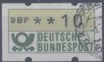 Allemagne : Distributeur n 1 oblitr anne 1981