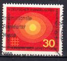 ALLEMAGNE - 1969 - Eglise evanglique  - Yvert 458 Oblitr