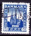 Danemark  - 1920 - Yt n 126  oblitr , perfor