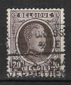 Belgique - 1921/27 - Yt n 196 - Ob - Albert 1er 20c brun