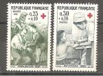 France 1966 n 1508/ 1509  neuf** Croix rouge