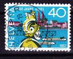 Suisse - 1957 - YT n 589  oblitr