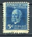 Timbre  CUBA   1934  Obl  N  220  Y&T      