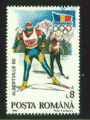 Roumanie 1992 - oblitr - jeux olympiques hiver Albertville