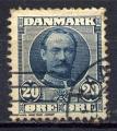 Timbre  DANEMARK  obl   N 57 Personnages