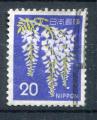 Timbre du JAPON  1966-69  Obl   N 838 B  Y&T  Fleurs