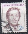 REPUBLIQUE TCHEQUE N° 3 Y&T 1993 Hommage au président de la république Vaclav Ha