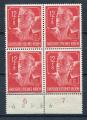 Timbre Allemagne Empire 1944 Neuf * N 820 Y&T  Personnage Bloc 2/4 marqus