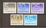 Pays-Bas N Yvert 1041/45 (neuf/**)