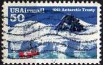 -UA/USA 1991 - Trait de l'Antarctique, P.A./Airmail - YT A123 / Sc C130 