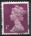 Royaume Uni 1993 Reine Elizabeth II Srie Machin syncop bruntre mauve fonc SU