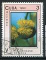 Timbre de CUBA 1990  Obl  N 3035  Y&T  Fleurs