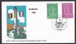 Belgique - 1966 - Yt 1389/90 - Enveloppe 1er jour EUROPA