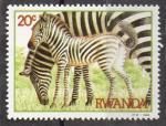 Rwanda 1984 N; Y&T n 1157 **; 20c, faune, zbres