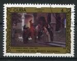 Timbre de CUBA 1986  Obl  N 2737  Y&T  Peinture